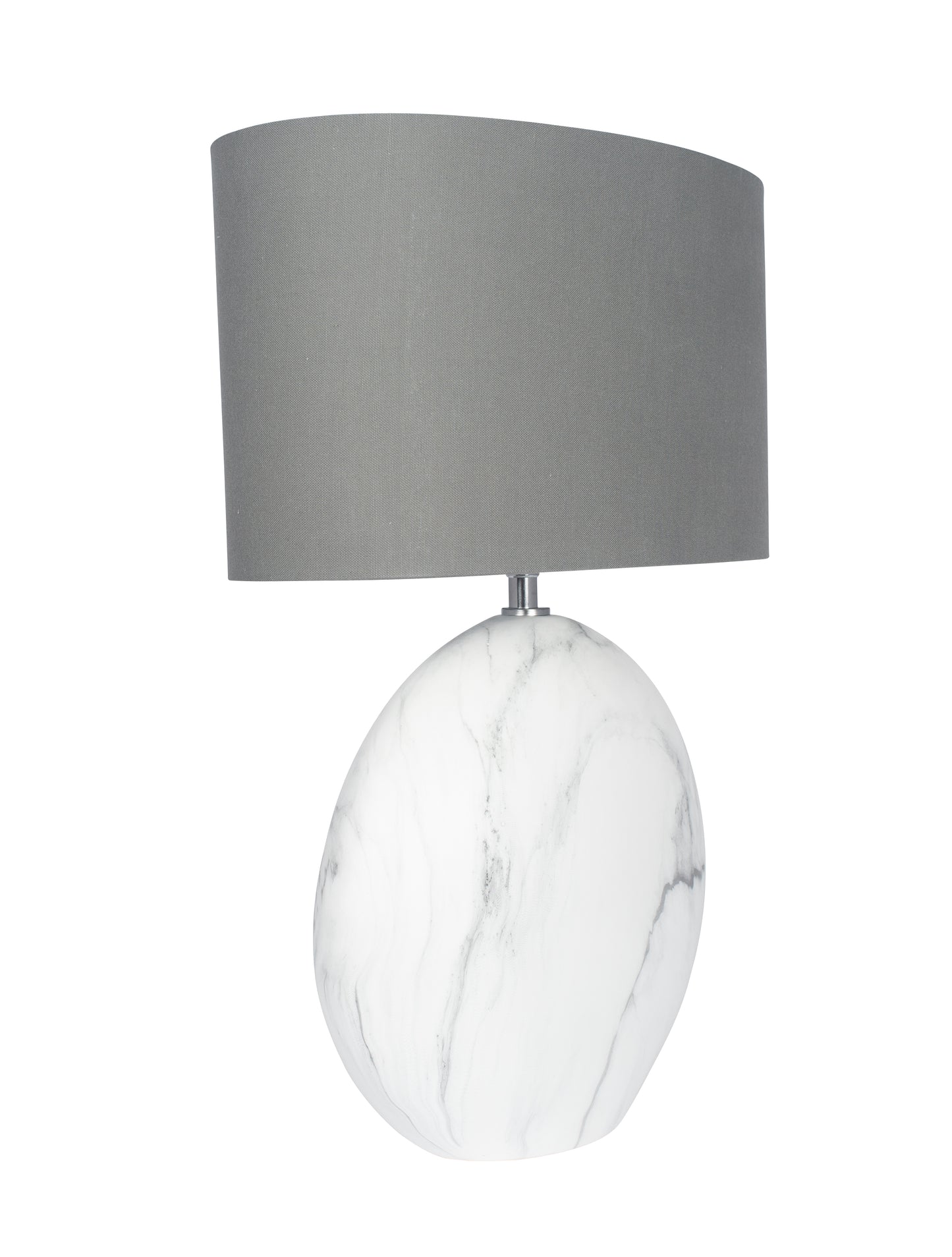 Round Marble Effect Lamp - Small