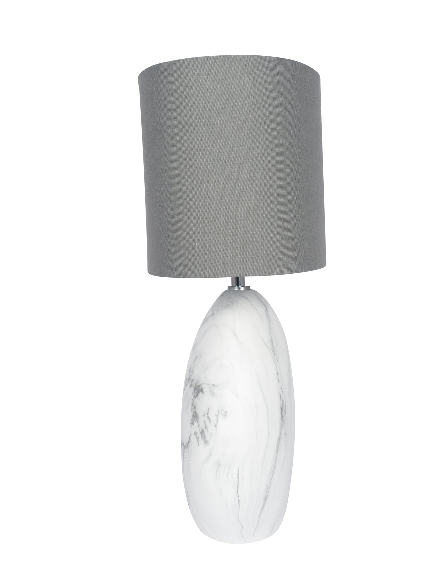 Round Marble Effect Lamp - Large