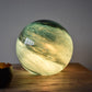 Waves Handblown Glass Lamp - Sphere Small
