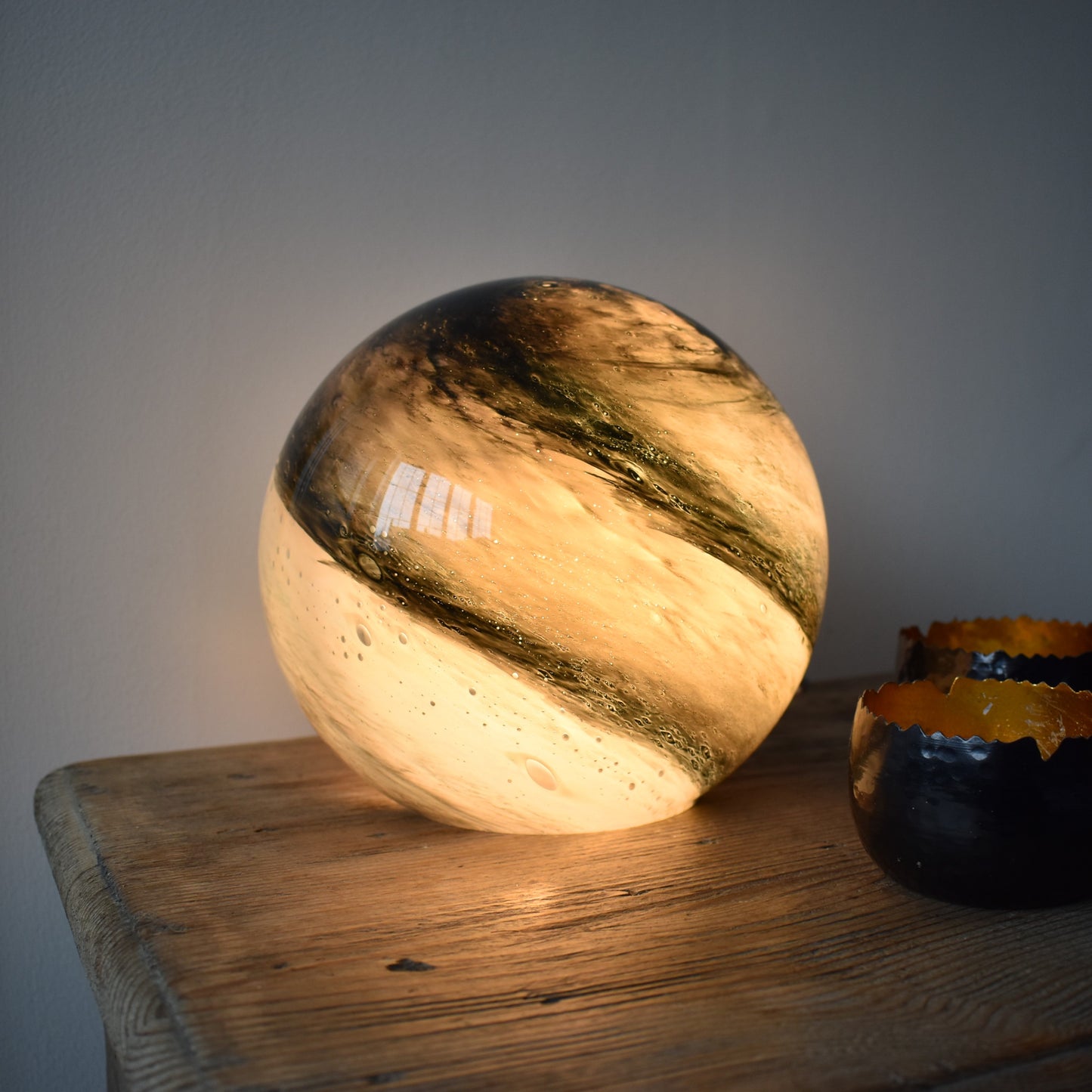 Cosmo Handblown Glass Lamp - Sphere Small