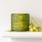 Green Ribbed Candle Holder - Small