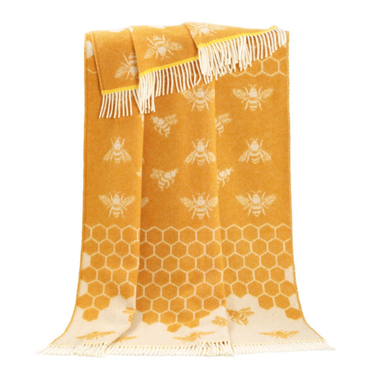 Bee Throw - Mustard Yellow