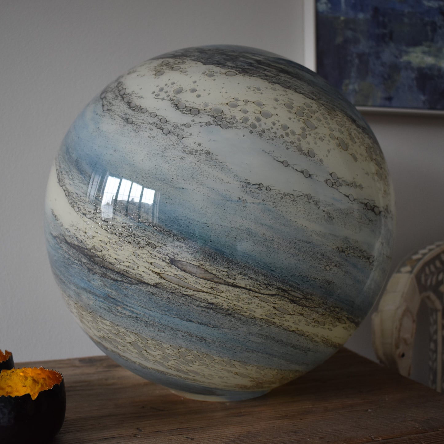 Sand & Sea Glass Lamp - Sphere XL