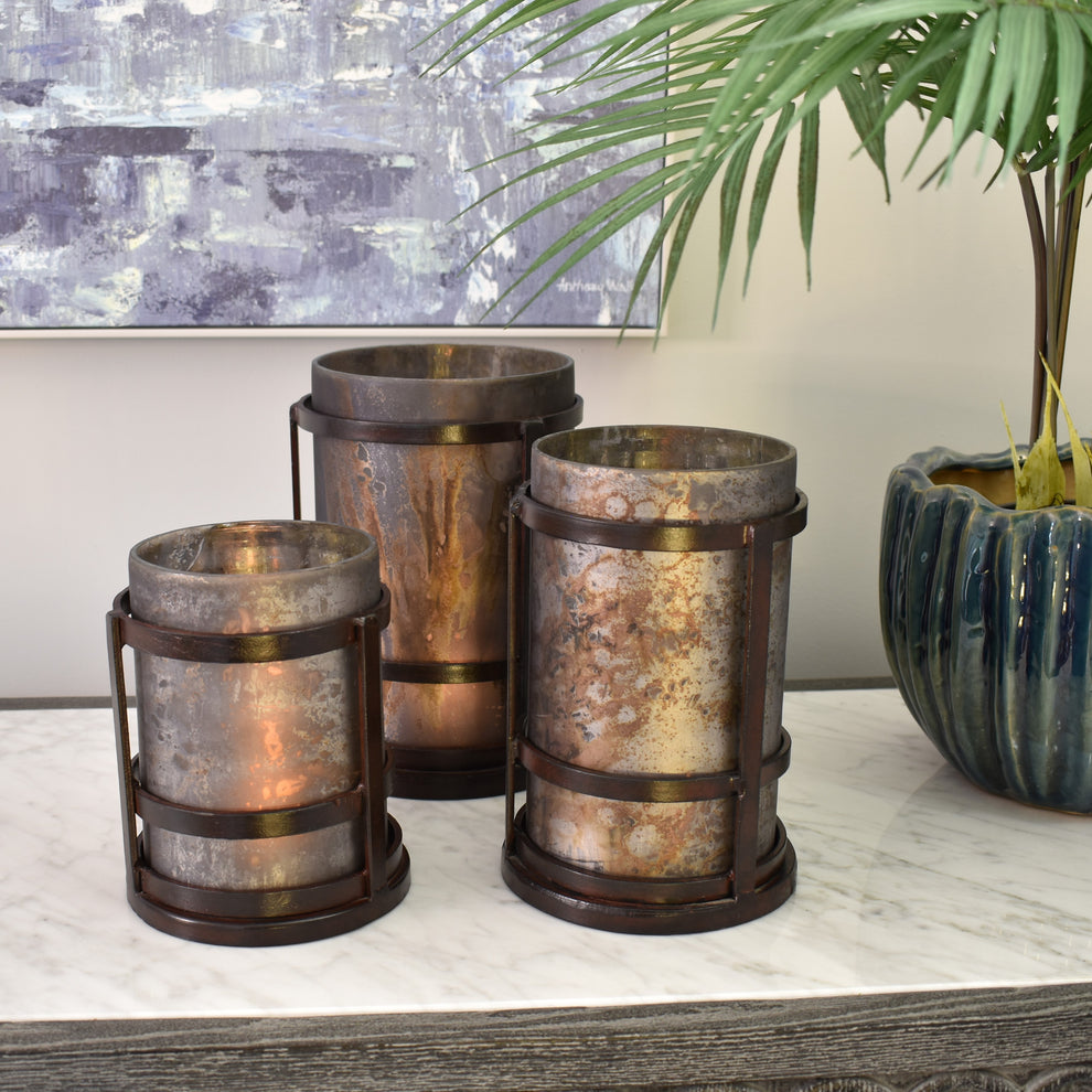Bronze Rustic Hurricanes – Rural Urban