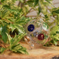 Gems Celebration Handblown Glass Bauble - Multi Colour - Large