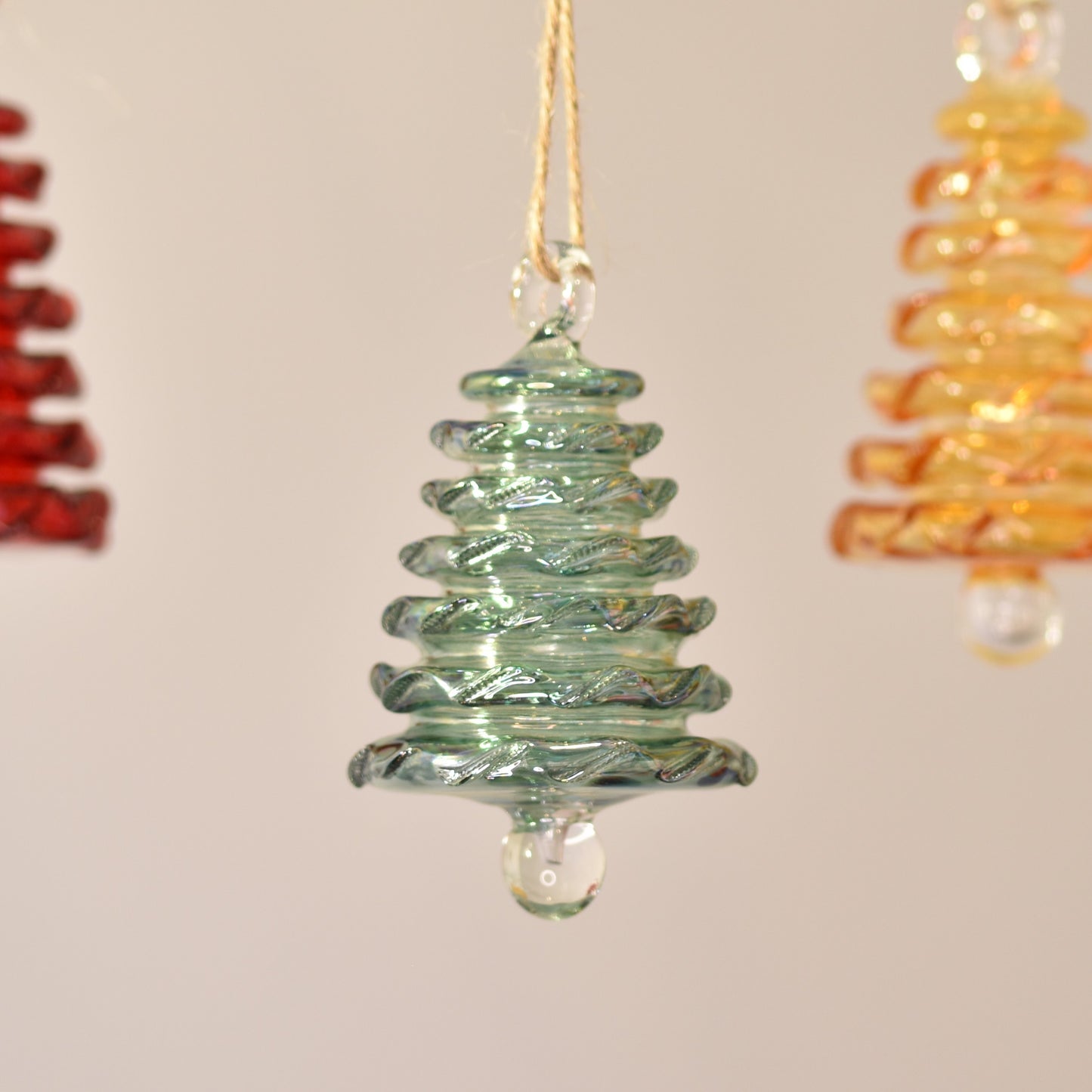Tree - Egyptian Glass Decoration - Jade Green