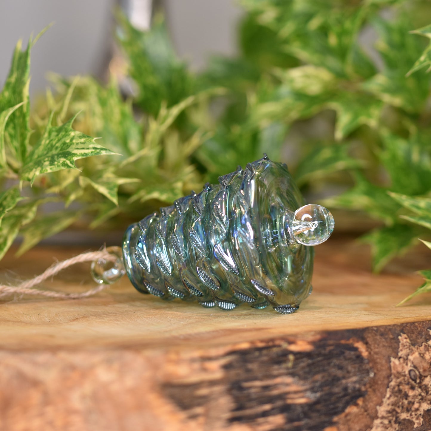 Tree - Egyptian Glass Decoration - Jade Green