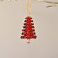 Tree - Egyptian Glass Decoration - Red
