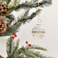 Horizon Handblown Glass Bauble - Clear & Pearlescent - Small