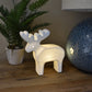 Scandi Deer Ceramic Lamp