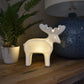 Scandi Deer Ceramic Lamp