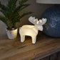 Scandi Deer Ceramic Lamp