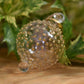 Dotty Gems Handblown Glass Bauble - Gold - Small