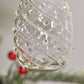Pineapple Handblown Glass Bauble - Clear - Large