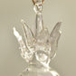 Pineapple Handblown Glass Bauble - Clear - Large