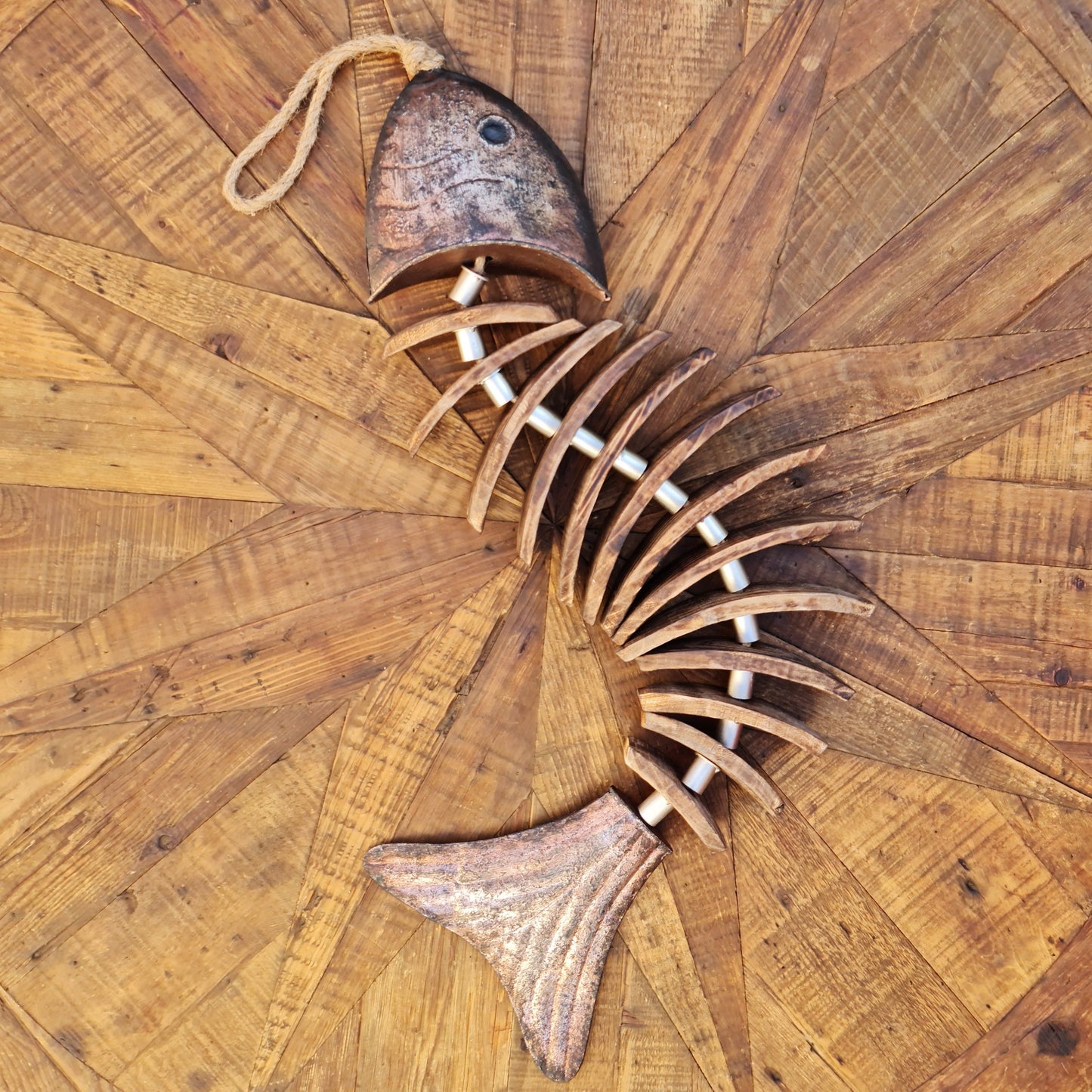 Large Hanging Fish - Bronze & Copper