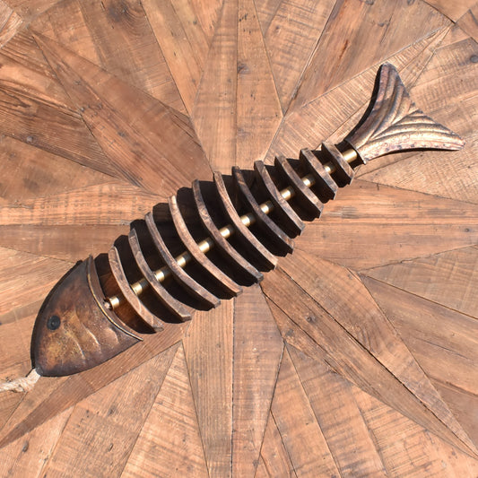 Large Hanging Fish - Bronze & Copper