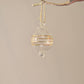 Infinity Handblown Glass Bauble - Gold & Clear - Small