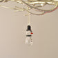 Retro Snowman Handblown Glass Bauble - Small