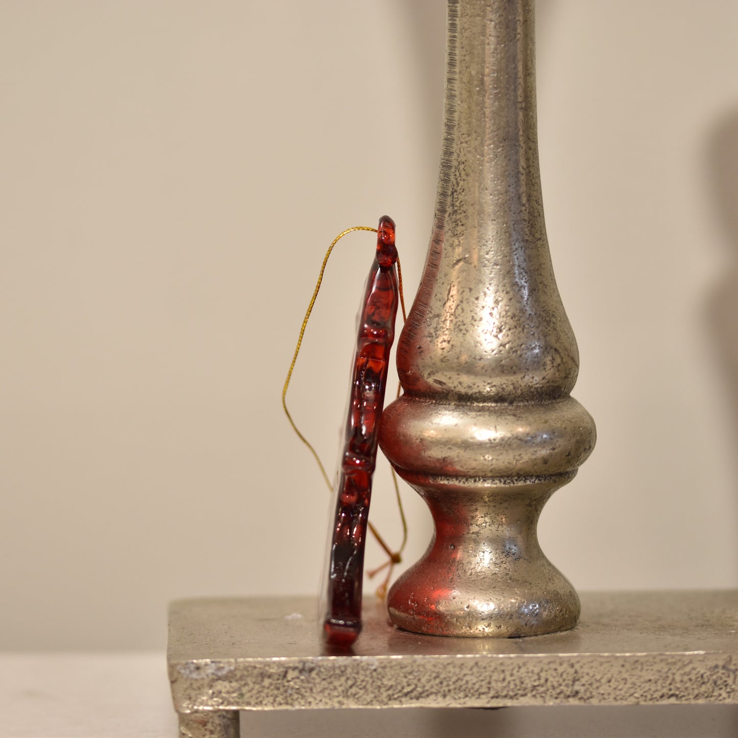 Red Glass Christmas Tree Decoration