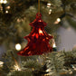 Red Glass Christmas Tree Decoration