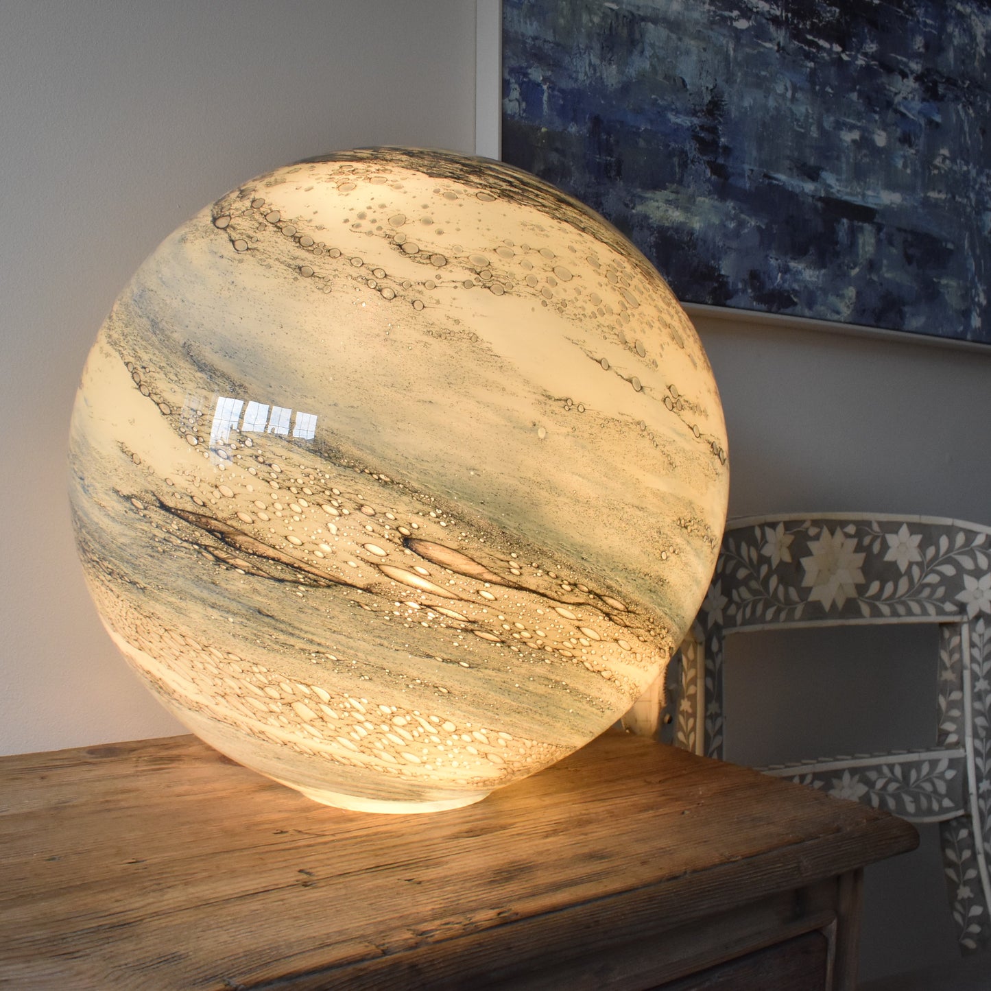 Sand & Sea Glass Lamp - Sphere XL