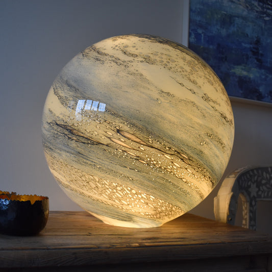 Sand & Sea Glass Lamp - Sphere XL