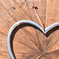 Silver Metal Hanging Heart - Large