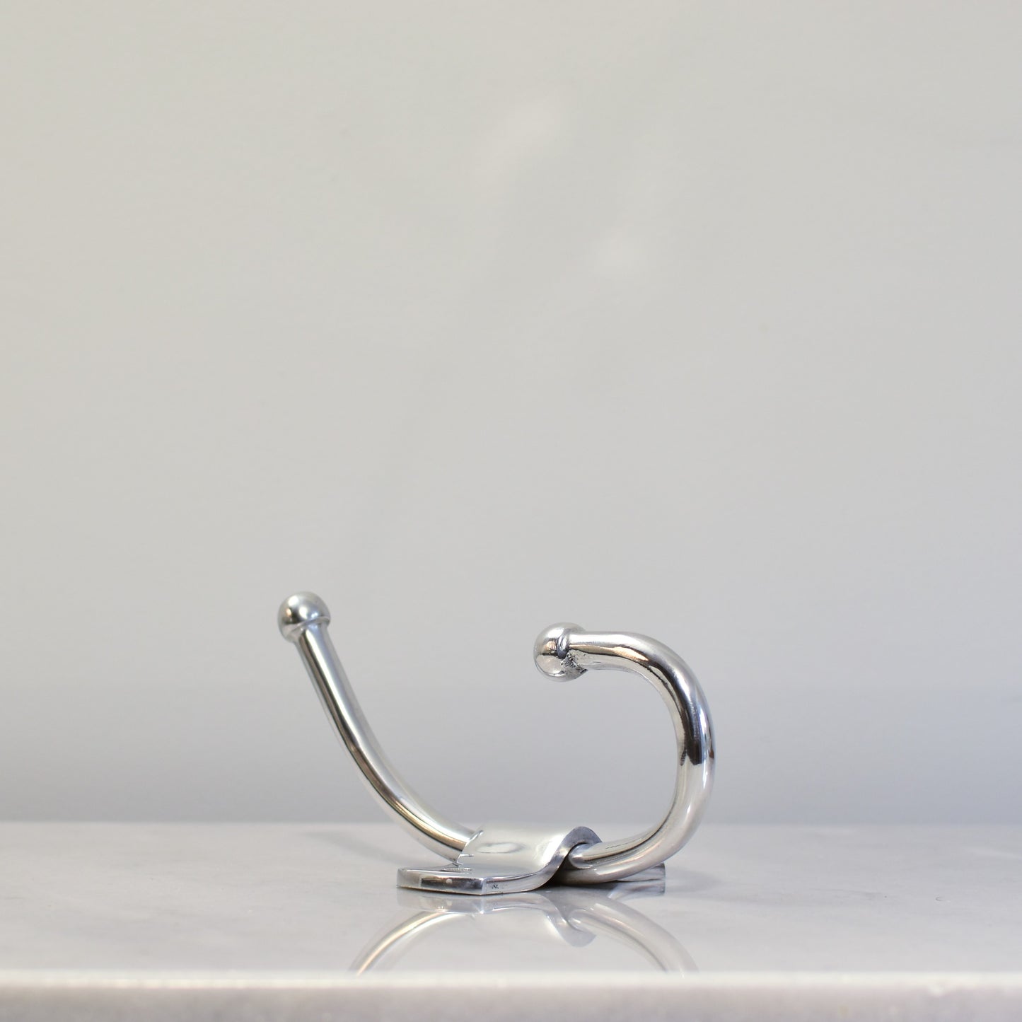 Silver Hat & Coat Hook - Single