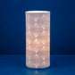 Diamond Ripple Porcelain Lamp