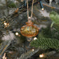 Victorian Coach - Egyptian Glass Bauble - Amber - Small