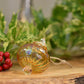Victorian Coach - Egyptian Glass Bauble - Amber - Small