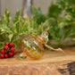Victorian Coach - Egyptian Glass Bauble - Amber - Small