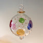 Gems Celebration Handblown Glass Bauble - Multi Colour - Large