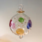 Disco Smarties Handblown Glass Bauble - Multi Colour - Large