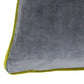 Charcoal & Moss 55cm Velvet Cushion