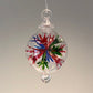Retro Trumpets Handblown Glass Bauble - Multi Colour - Small