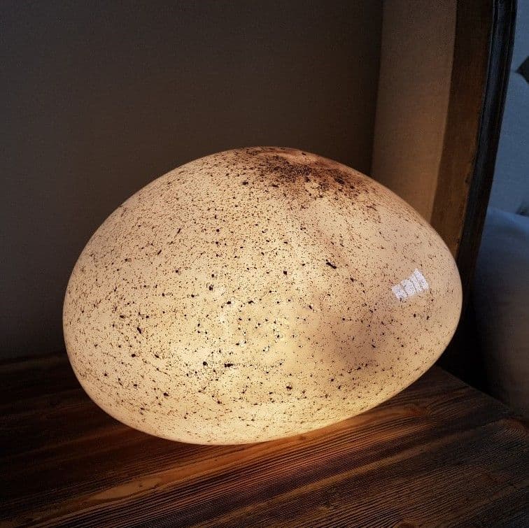 Granite Glass Lamp - Rock