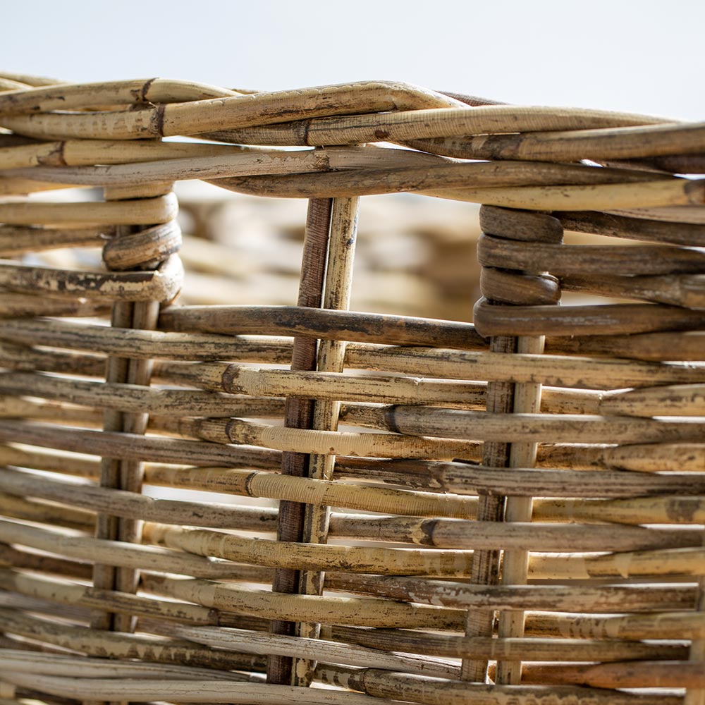 Rectangular Wicker Baskets - Set of Two