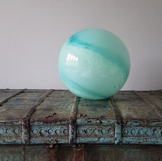Ocean Reef Handblown Glass Lamp - Sphere Large