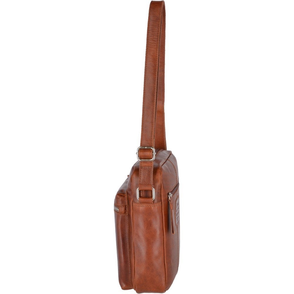 Waxed Leather Body Bag