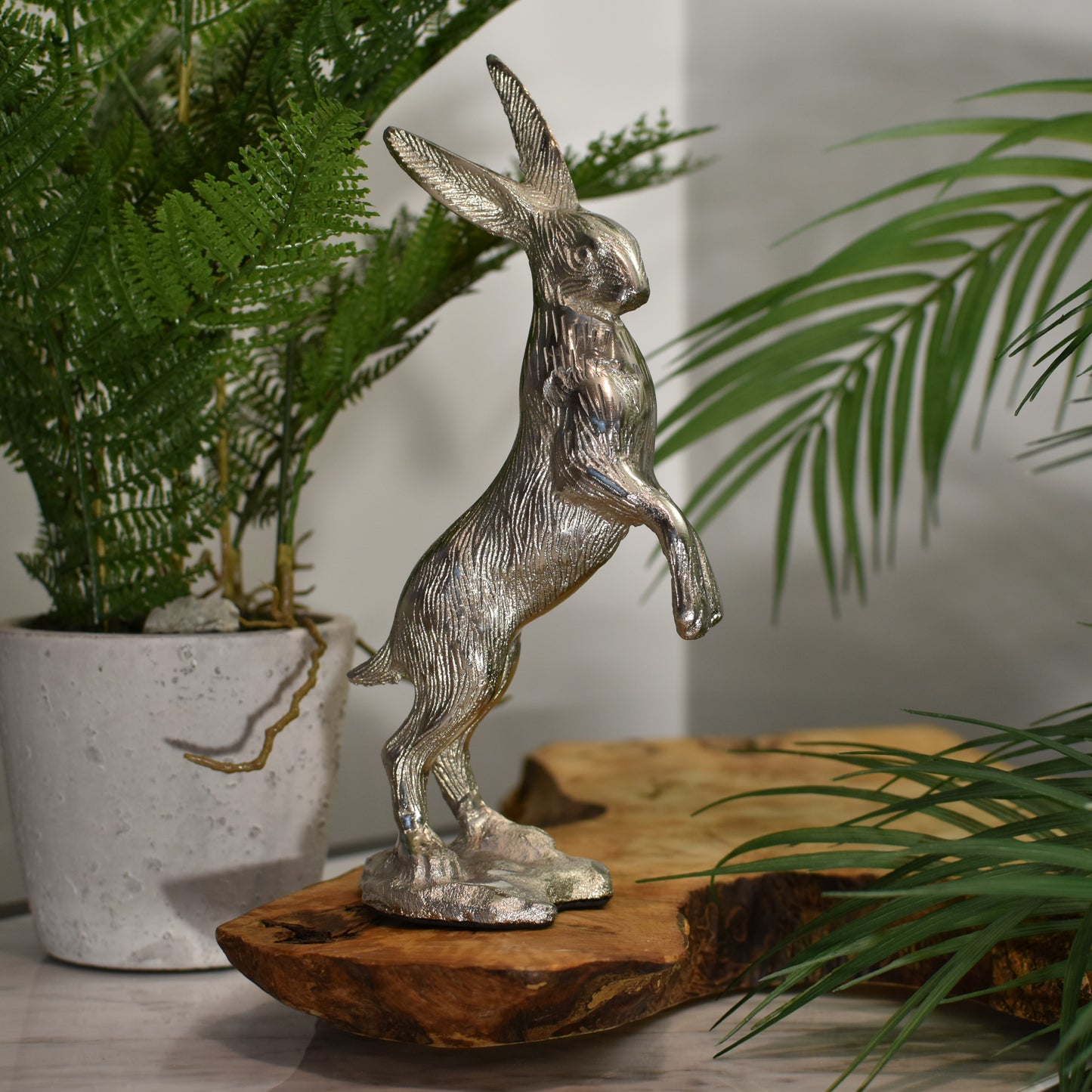 Silver Hare Ornament