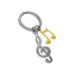 Musical Clef Keyring