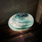 Turquoise Glass Lamp - Rock