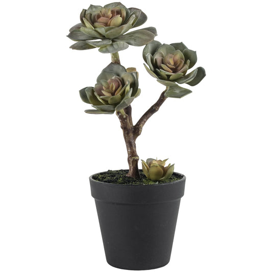 Artificial Potted Succulent Plant
